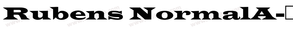 Rubens NormalA字体转换